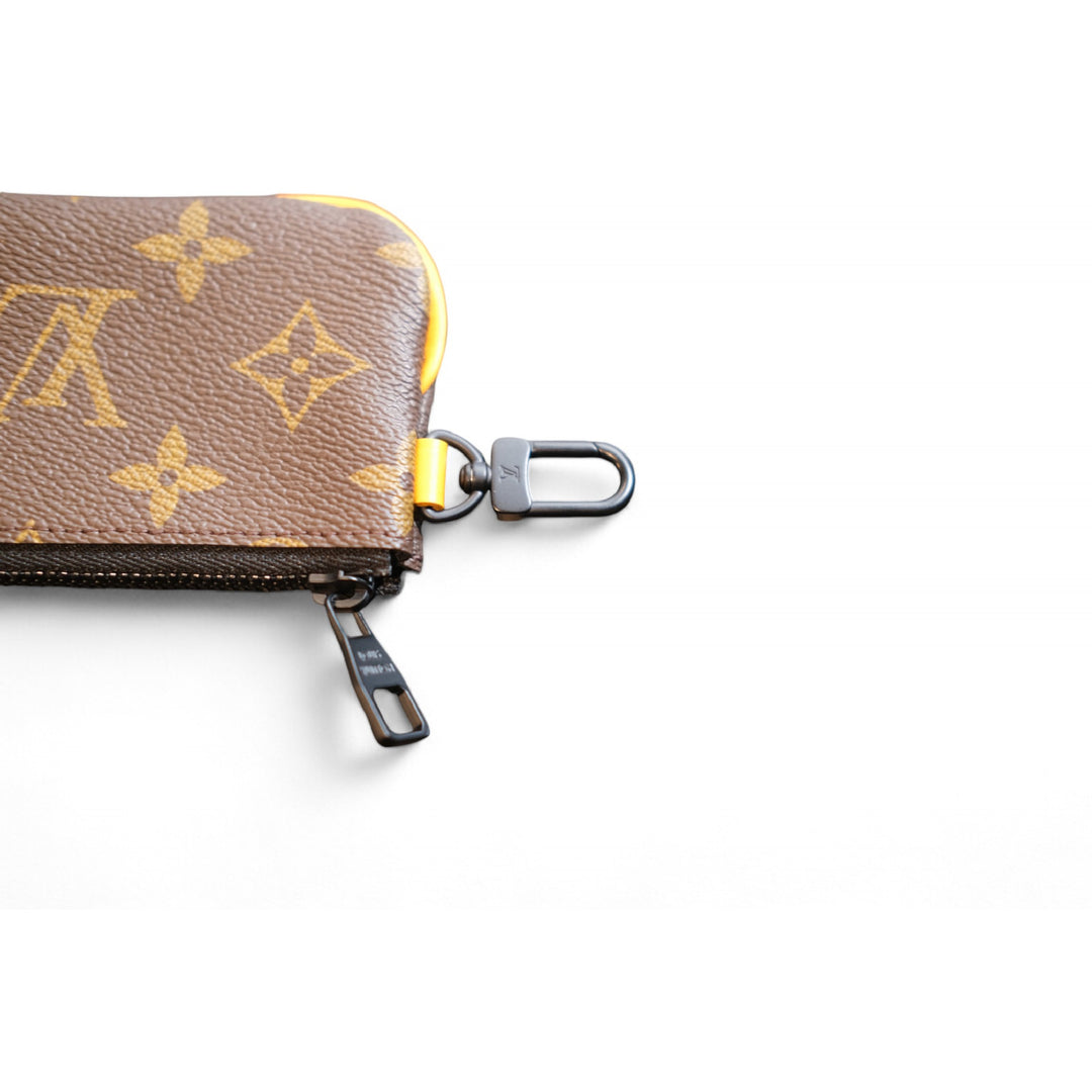 Louis Vuitton Monogram Key Pouch Virgil Abloh Brown Unisex Luxury Designer Accessory