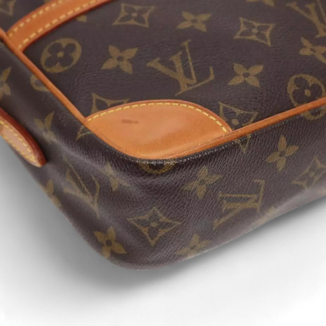 Louis Vuitton Monogram Trocadero 27 Vintage Shoulder Bag Brown Canvas