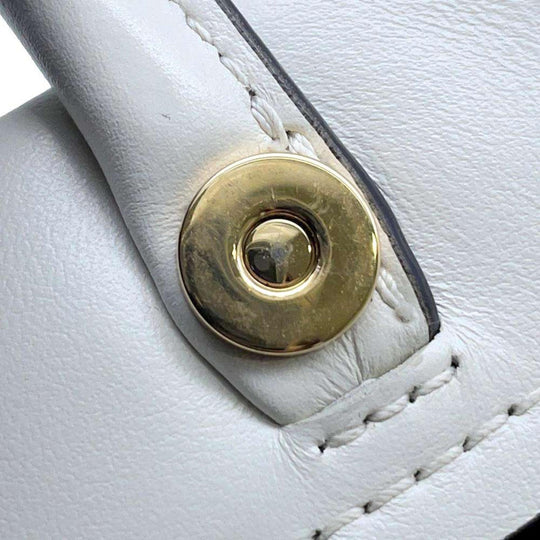 MIUMIU Leather White Handbag Preloved