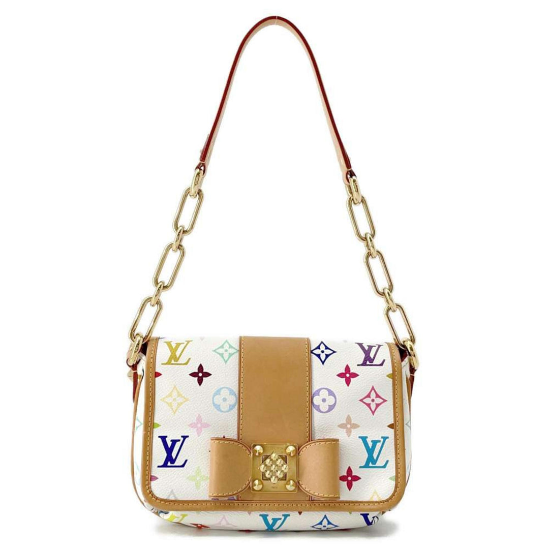 Louis Vuitton Patty Blanc Monogram Multicolor Handbag Preloved