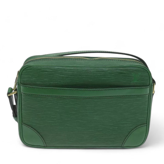 Louis Vuitton Epi Trocadero 23 Shoulder Bag Green Women's