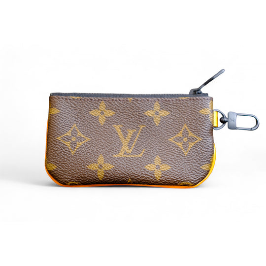 Louis Vuitton Monogram Key Pouch Virgil Abloh Brown Unisex Luxury Designer Accessory