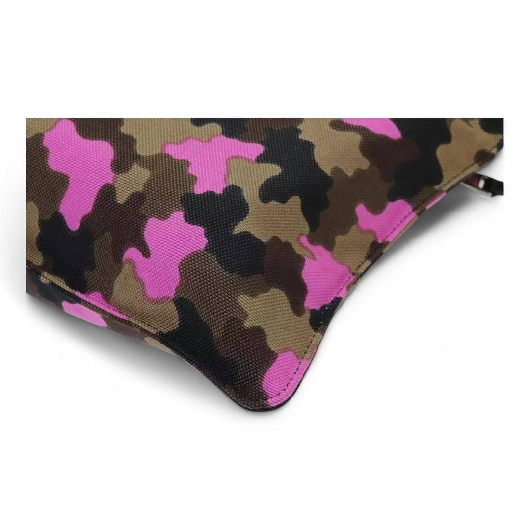 Prada Camouflage Pink Shoulder Bag Nylon Crossbody Bag