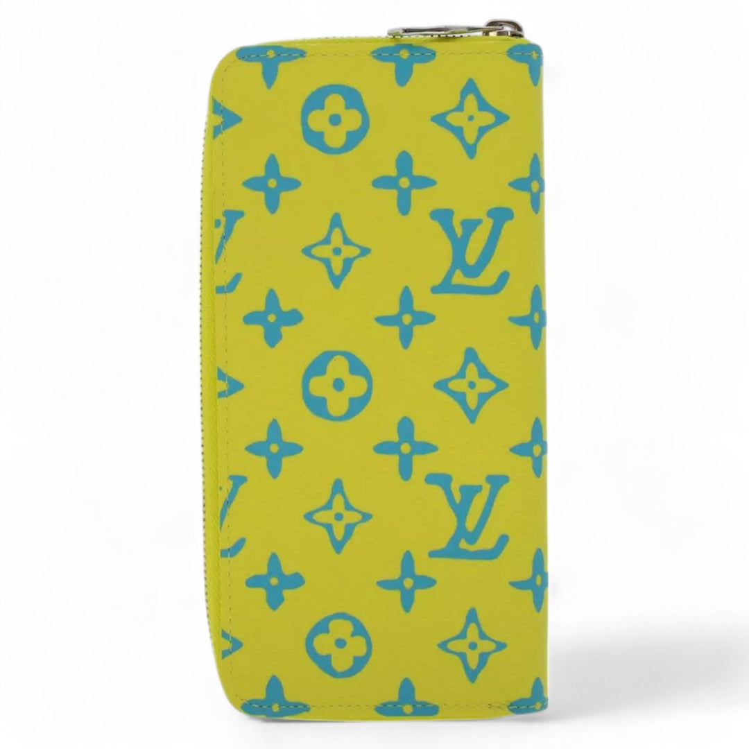 Louis Vuitton Playground Zippy Wallet Vertical Yellow Monogram Canvas Men’s Long Wallet Spring Summer 2023 Collection