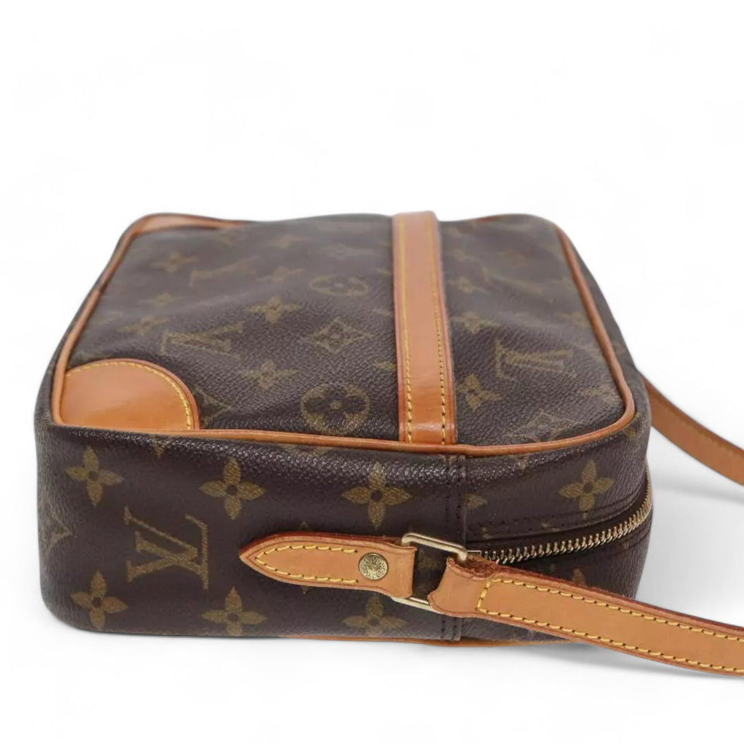 Louis Vuitton Vintage Monogram Trocadero 27 Shoulder Bag Brown Canvas Unisex