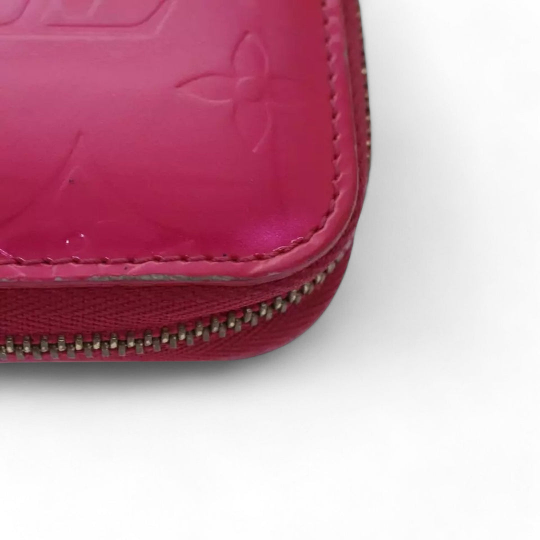 Louis Vuitton Monogram Vernis Eldridge Women's Wallet Fuchsia Pink