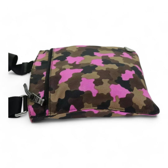 Prada Camouflage Pink Shoulder Bag Nylon Crossbody Bag