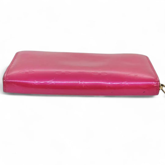 Louis Vuitton Monogram Vernis Eldridge Women's Wallet Fuchsia Pink