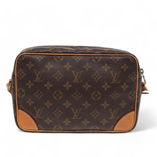 Louis Vuitton Vintage Monogram Trocadero 27 Shoulder Bag Brown Canvas Unisex