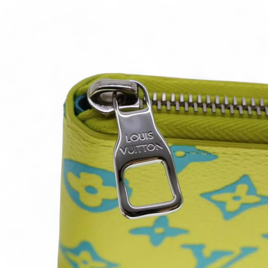 Louis Vuitton Playground Zippy Wallet Vertical Yellow Monogram Canvas Men’s Long Wallet Spring Summer 2023 Collection