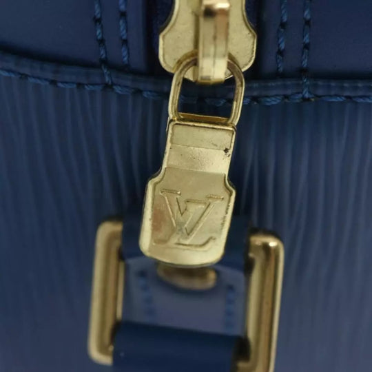 Louis Vuitton Epi Trocadero 27 Leather Shoulder Bag Blue Women's