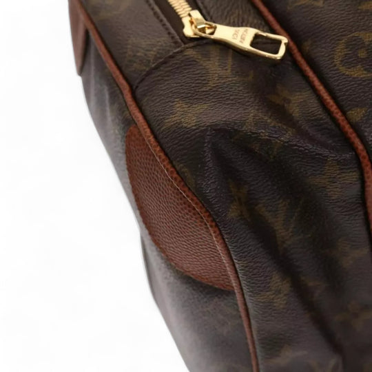 Louis Vuitton Monogram NBA Gym Bag Boston Bag 2way Brown Unisex Travel Duffle Bag with Shoulder Strap and Lock