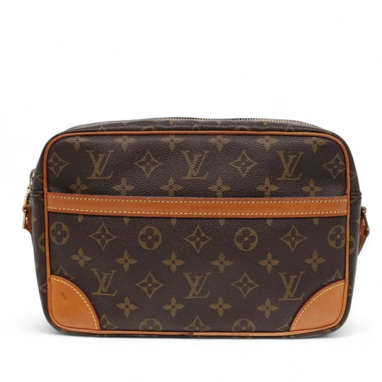 Louis Vuitton Monogram Trocadero 27 Vintage Shoulder Bag Brown Canvas