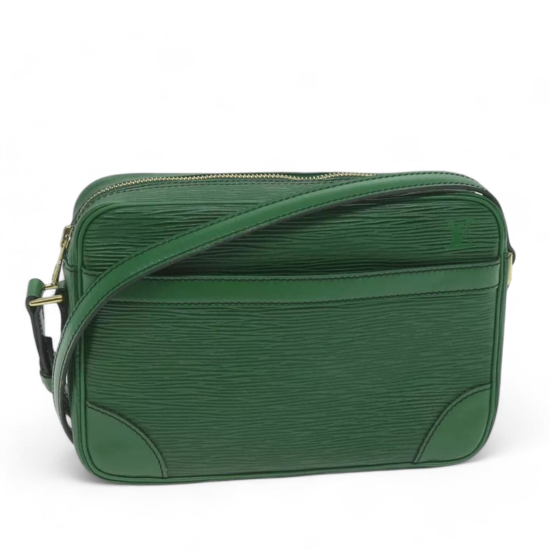 Louis Vuitton Epi Trocadero 23 Shoulder Bag Green Women's