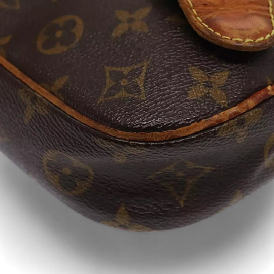 Louis Vuitton Monogram Pochette Gange Shoulder Bag Brown Crossbody Bag