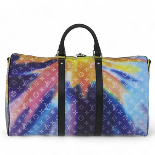 Louis Vuitton Monogram Sunset Keepall Bandouliere 50 Bag M45942 Multicolor Unisex Travel Duffle