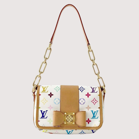 Louis Vuitton Patty Blanc Monogram Multicolor Handbag Preloved