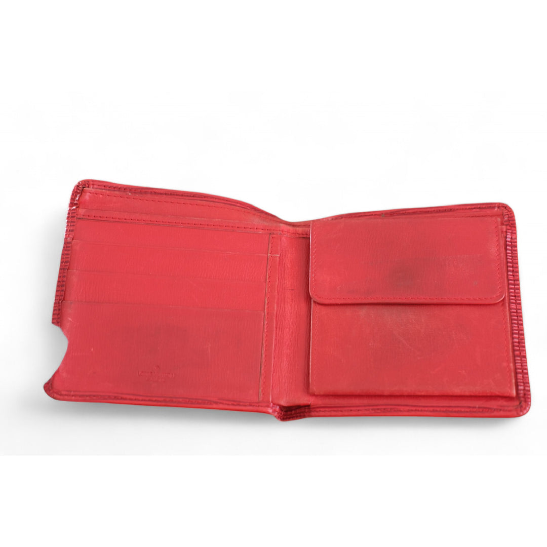 Louis Vuitton Marco Epi Leather Bifold Wallet Red Unisex