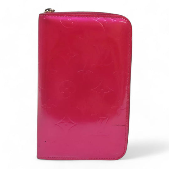 Louis Vuitton Monogram Vernis Eldridge Women's Wallet Fuchsia Pink