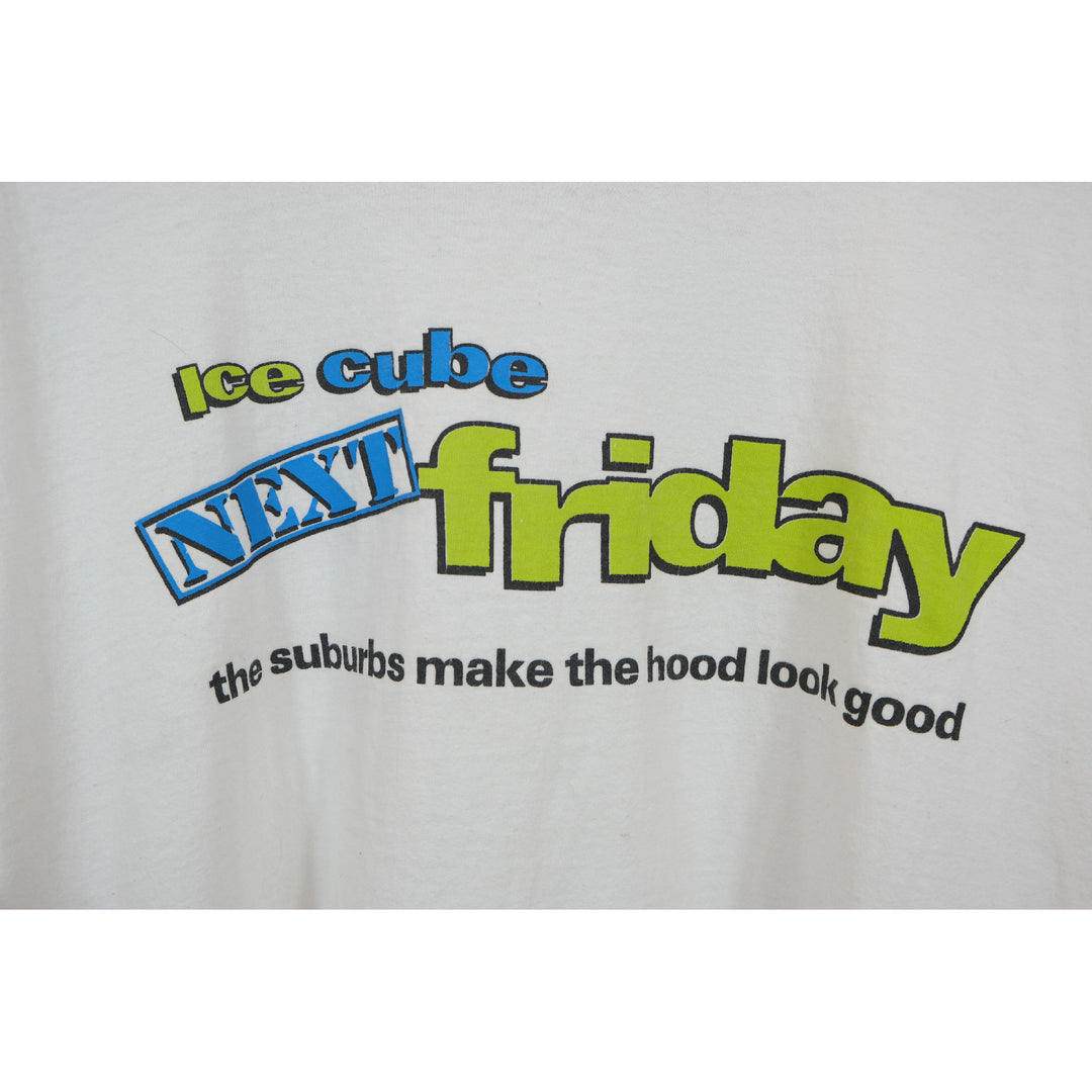 Vintage "Next Friday" Ice Cube Movie Promo T-Shirt - Classic 90s Graphic Tee