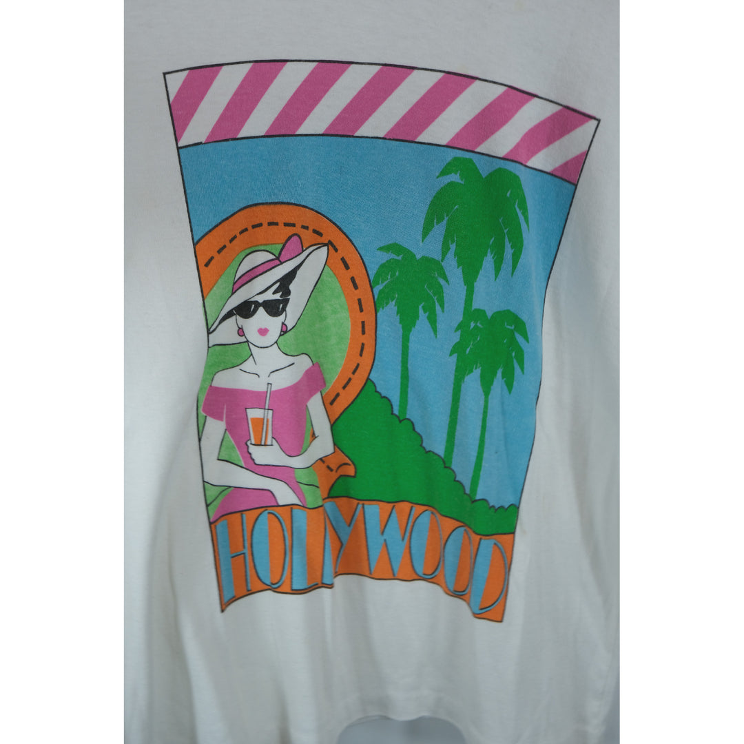 Vintage "Hollywood Lady" Cricket Lane Graphic Tee, Made in USA