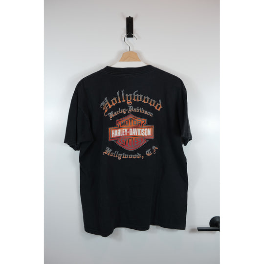 Harley-Davidson Hollywood Snake and Sword Graphic T-Shirt - Large