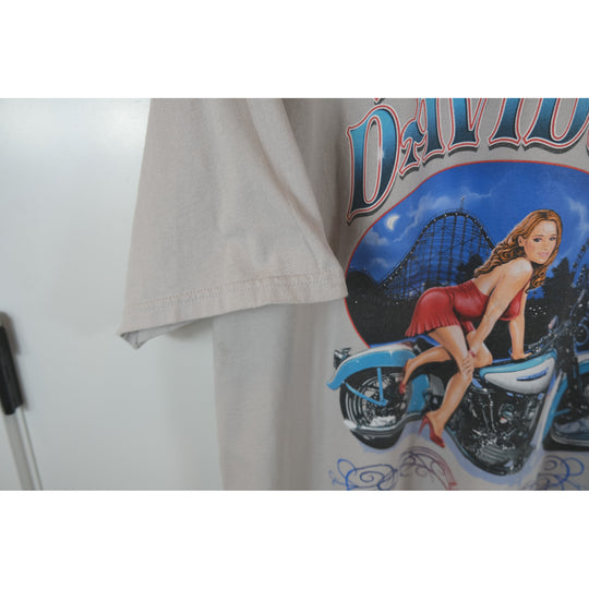 Harley-Davidson Pin-Up Grey Graphic Tee - 2XL