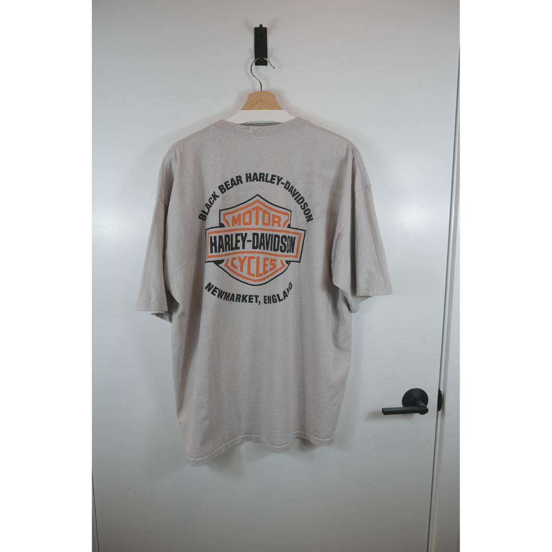 Harley-Davidson Pin-Up Grey Graphic Tee - 2XL