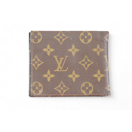 Louis Vuitton Monogram Bifold Wallet Brown Men's Classic