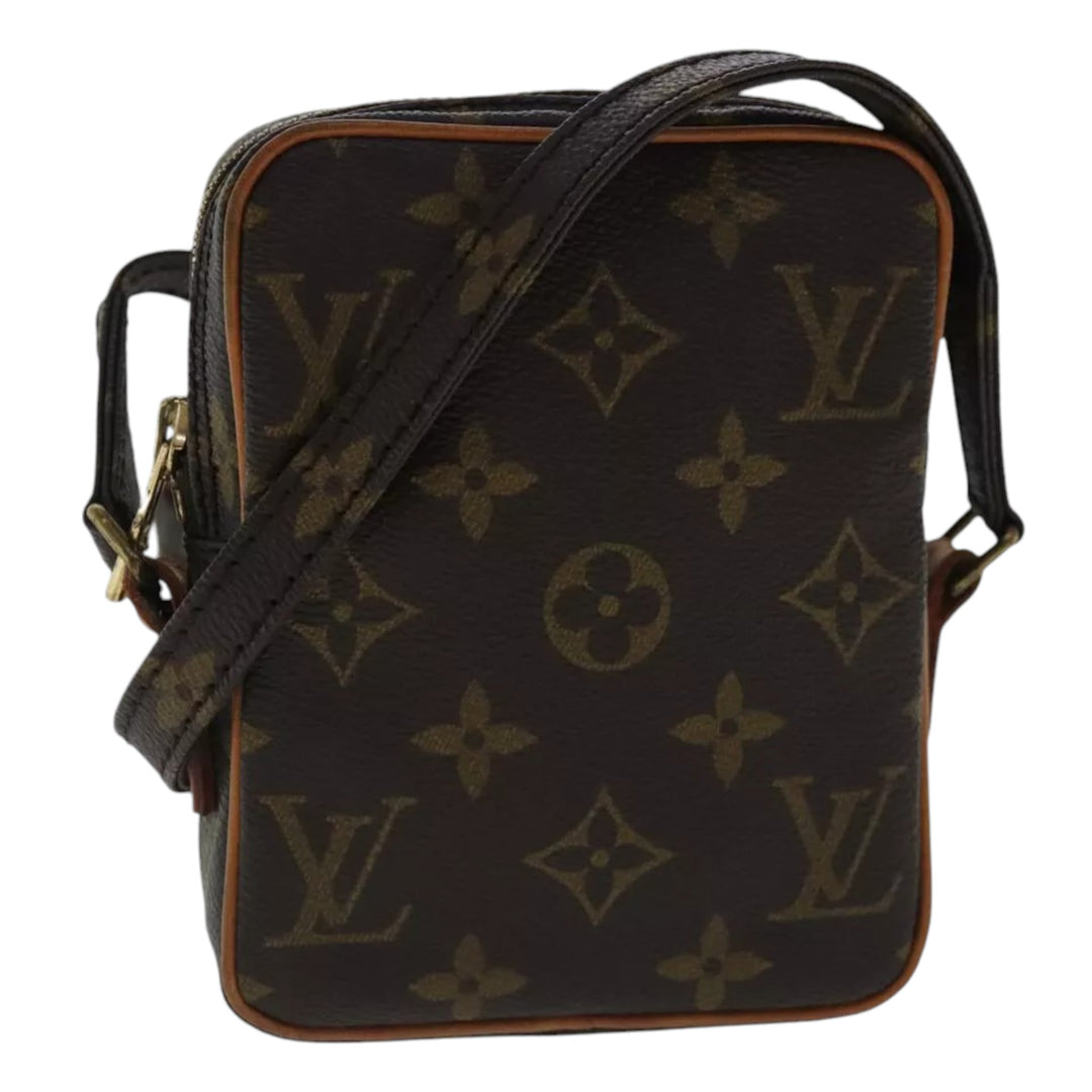 Louis Vuitton Vintage Monogram Mini Danube Shoulder Bag Brown Unisex