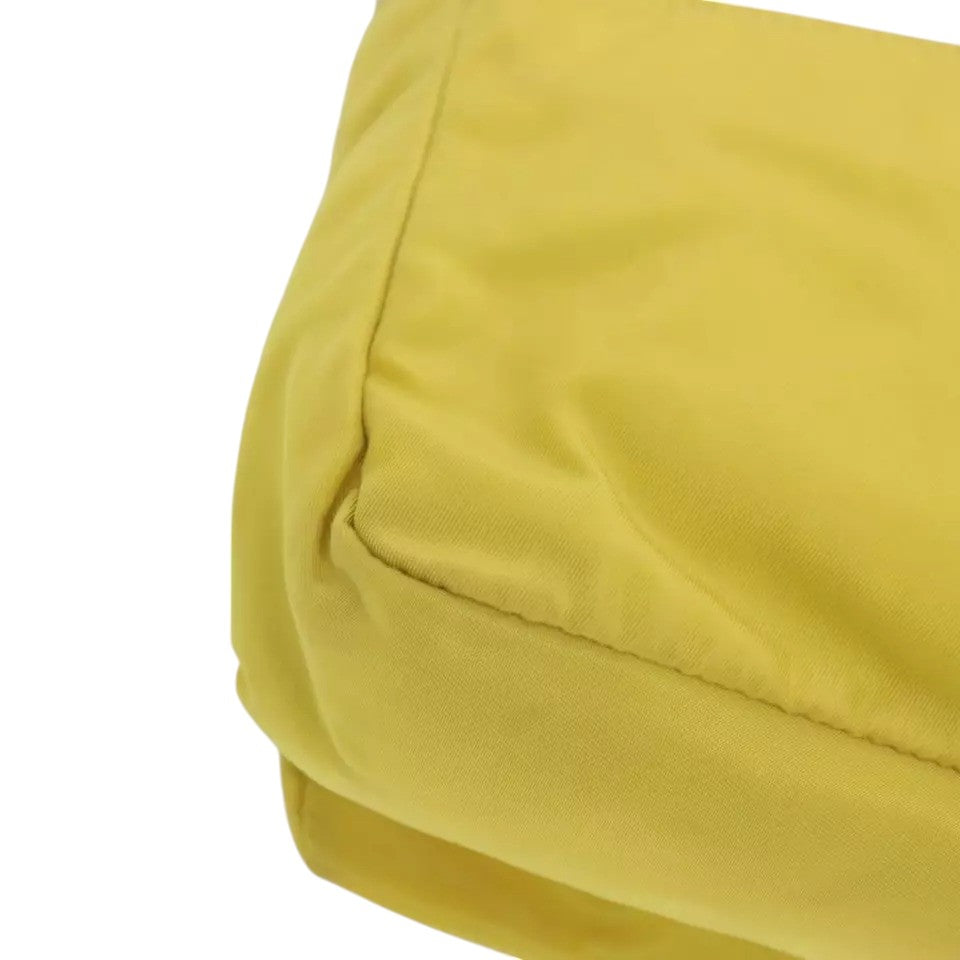 Prada Shoulder Bag Nylon Yellow Women