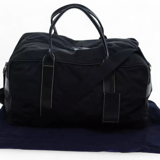 Prada Boston Bag Nylon 2way Black