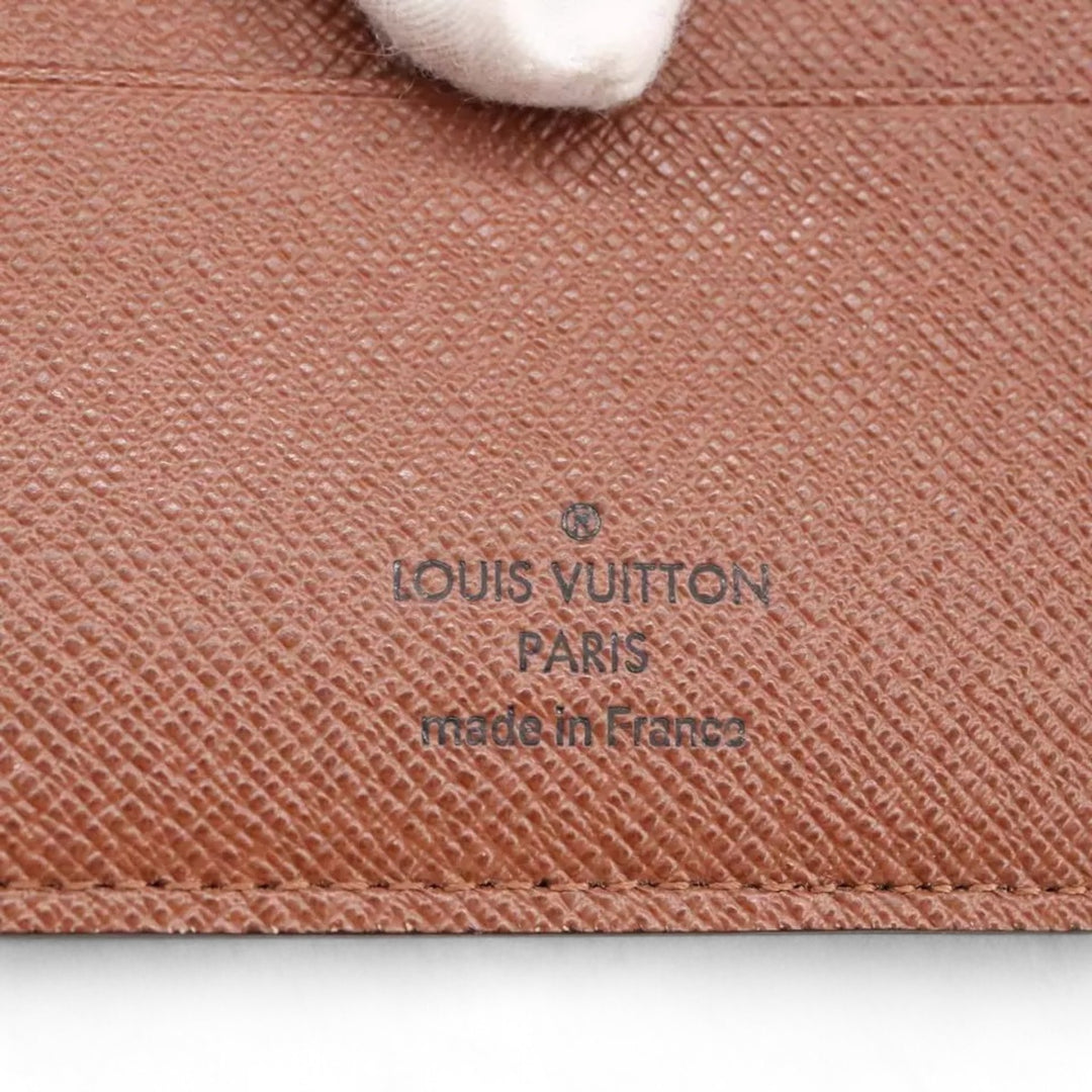 Louis Vuitton Monogram PorteFeuille Multipull Bifold Men's Wallet Brown