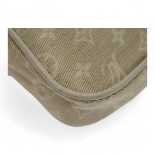 Louis Vuitton Monogram Mini Pochette Cancoon Shoulder Bag Dunne Beige Women Crossbody Purse