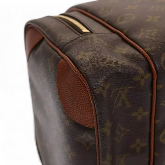 Louis Vuitton Monogram NBA Gym Bag Boston Bag 2way Brown Unisex Travel Duffle Bag with Shoulder Strap and Lock