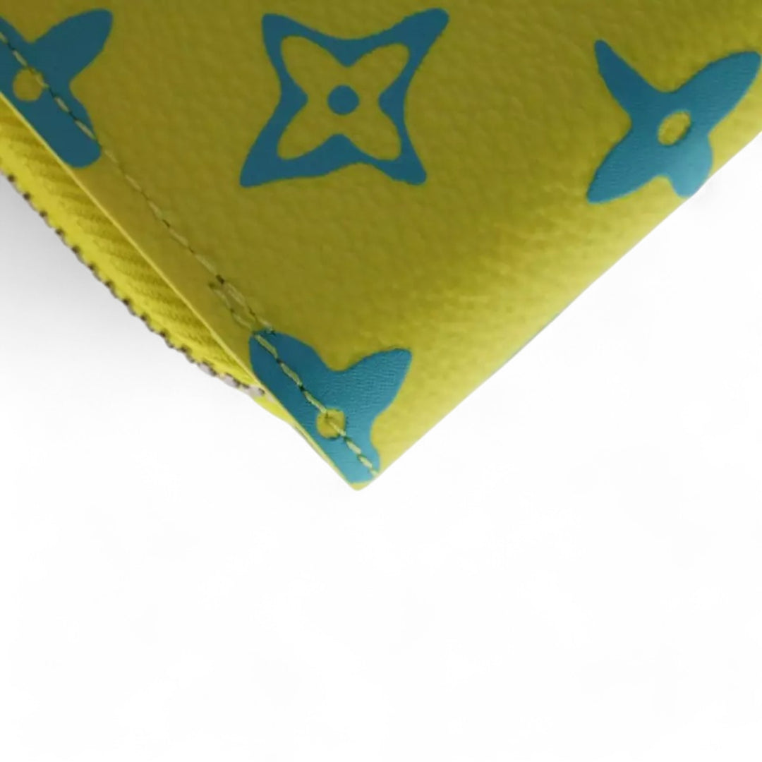 Louis Vuitton Playground Zippy Wallet Vertical Yellow Monogram Canvas Men’s Long Wallet Spring Summer 2023 Collection