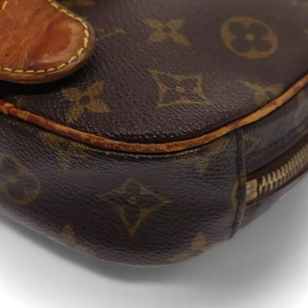 Louis Vuitton Monogram Pochette Gange Shoulder Bag Brown Crossbody Bag