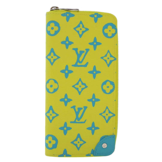 Louis Vuitton Playground Zippy Wallet Vertical Yellow Monogram Canvas Men’s Long Wallet Spring Summer 2023 Collection