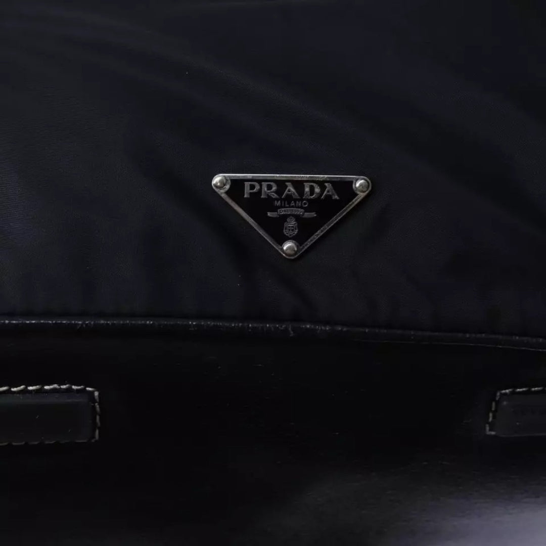 Prada Boston Bag Nylon 2way Black