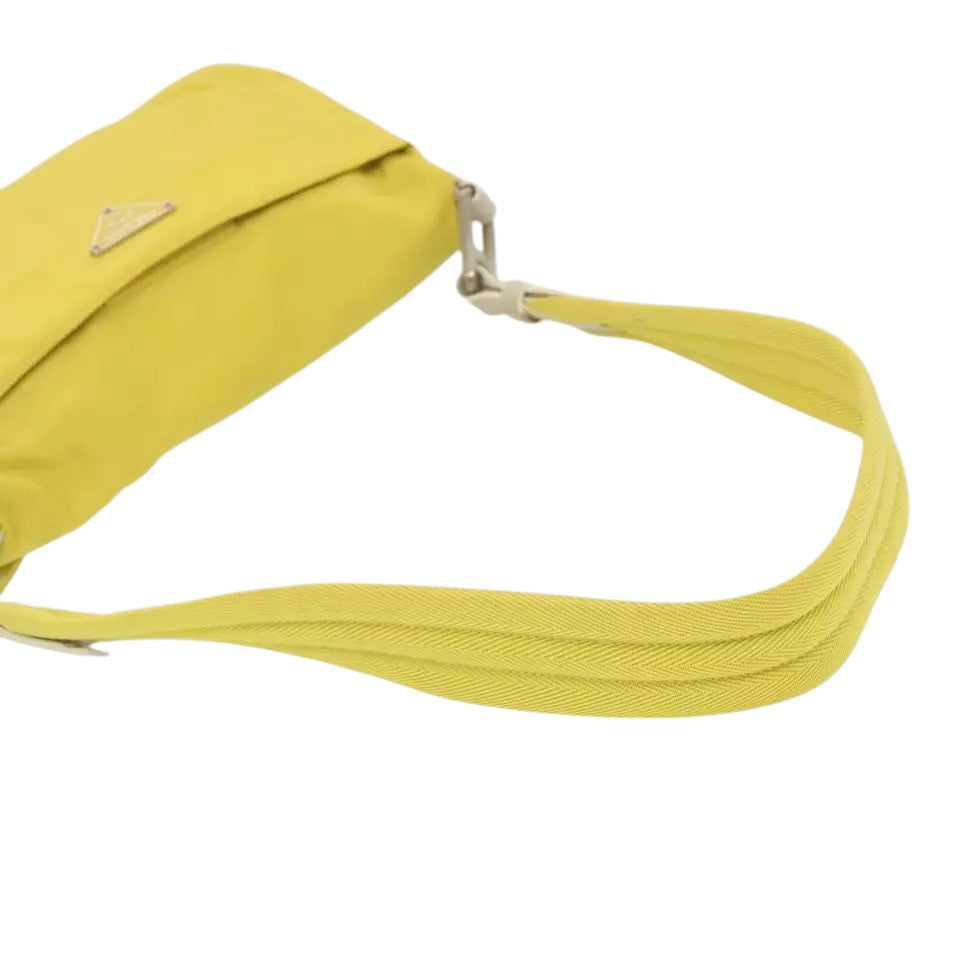 Prada Shoulder Bag Nylon Yellow Women